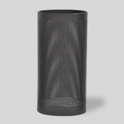 Epoxy painted steel perforate black