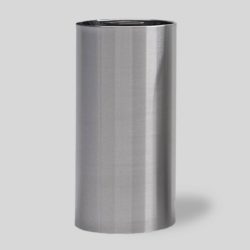 Brushed stainless steel